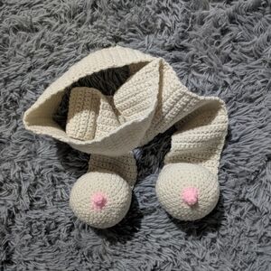 Handmade Crochet Boobies Scarf